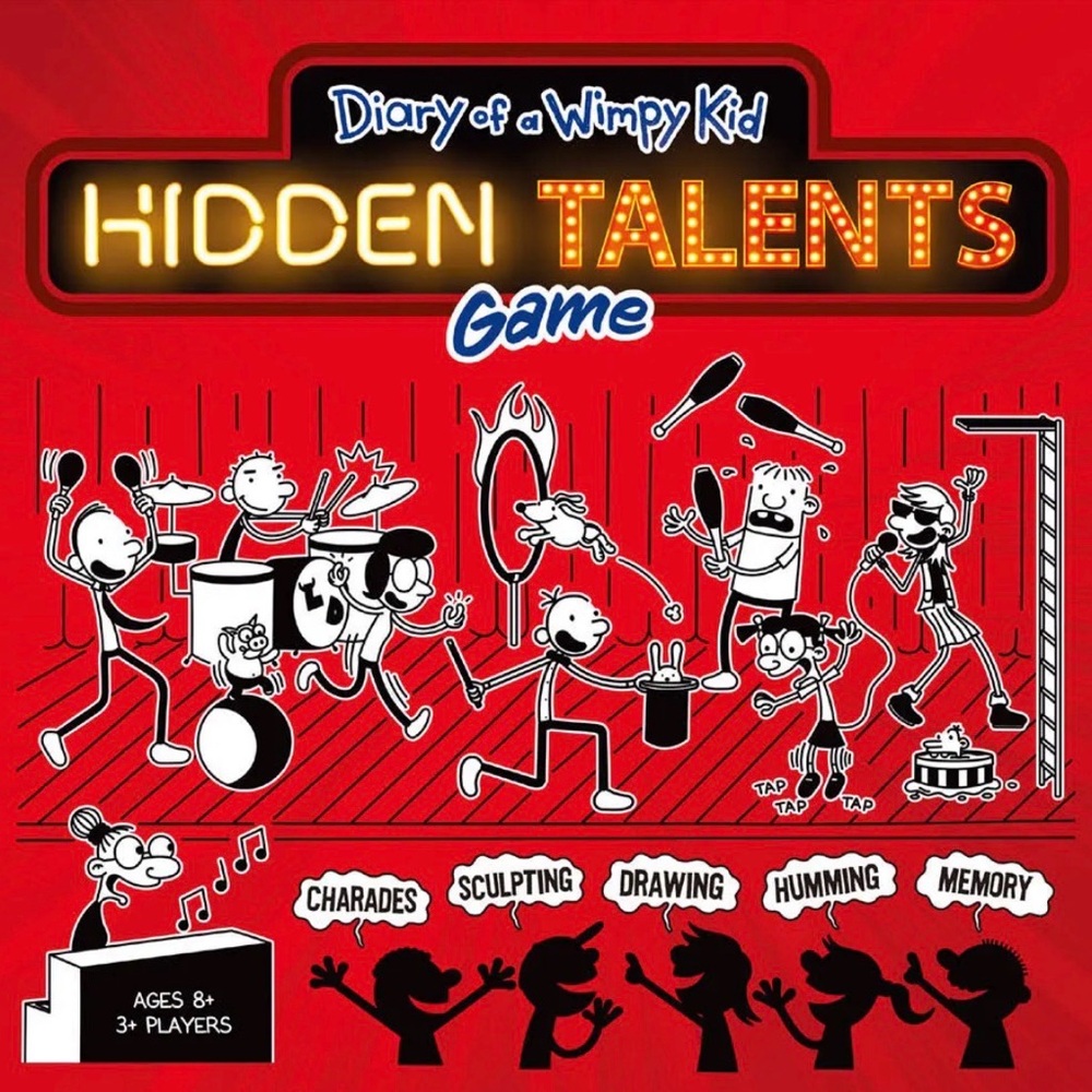 Go! Games Diary of a Wimpy Kid Hidden Talents Board Game * New in Box *